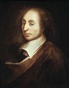 Portrait de Blaise Pascal - peinture de François Quesnel - Francois (after) Quesnel