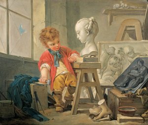 Une allégorie de la sculpture