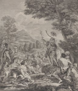 Saint Jean-Baptiste prêchant à une foule, vers 1729 - Francois Bernard Lepicie