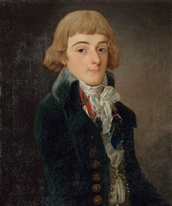 Portrait de Louis Antoine de Saint-Just - Francois Bonneville