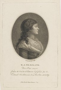 Portrait de Madame Roland 1754-1793, vers 1800