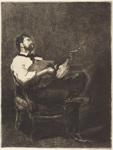 Joueur de guitare - François Bonvin