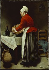 La servante, c.1875 - François Bonvin