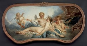 Cupidon blessant Psyché - François Boucher