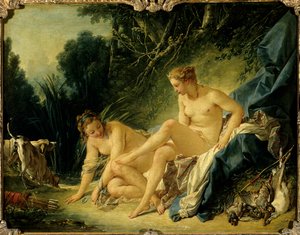 Diane sortant du bain - François Boucher