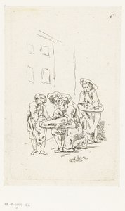 Deux vendeurs de rue - François Boucher