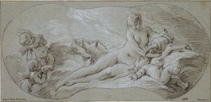 Vénus enivre Cupidon avec du nectar