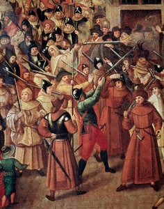 Guerres de Religion en France : procession armée de la Ligue catholique dans les rues de Paris - Francois Bunel
