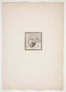 Monogramme C avec putti - Francois Chauveau