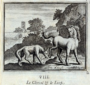 Le cheval et le loup - Francois Chauveau