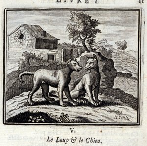 Le Loup et le Chien - Francois Chauveau