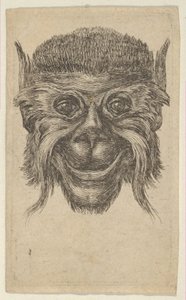 Masque de singe, de Divers Masques, vers 1635-45