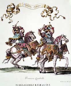 Timbaliers romains lors du carrousel donné par le roi Louis XIV en 1662