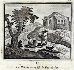 Le Pot de Terre et le Pot de Fer - Francois Chauveau