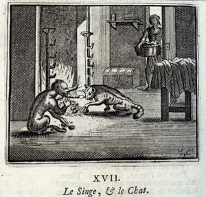 Le Singe et le Chat - Francois Chauveau