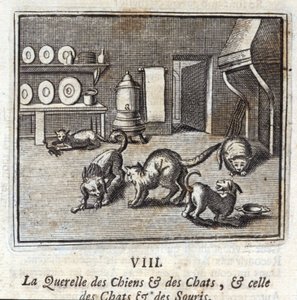 La querelle des chiens et des chats, et celle des chats et des souris - Francois Chauveau