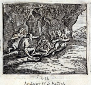 Le satyre et le passant - Francois Chauveau