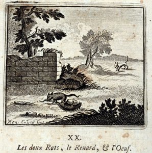 Les deux rats, le renard et l