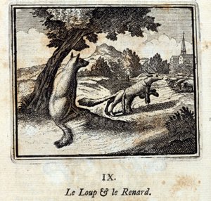 Le loup et le renard - Francois Chauveau