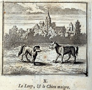 Le Loup et le Chien maigre