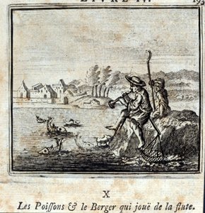 Le Poisson et le Berger jouant de la flûte