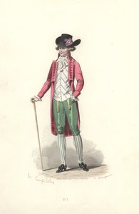 Dandy, époque de Marie-Antoinette - Francois Claudius Compte Calix