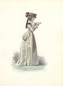 Femme lisant un livre, époque de Marie-Antoinette. - Francois Claudius Compte Calix