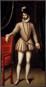 Portrait en pied de Charles IX (1550 - 1574) roi de France - François Clouet
