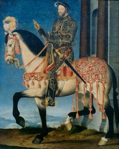 Portrait de François Ier de France à cheval - François Clouet