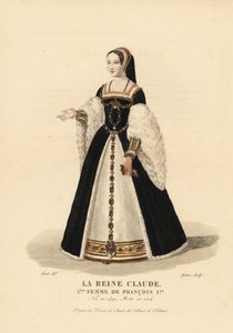 Reine Claude, première épouse du roi François Ier - François Clouet