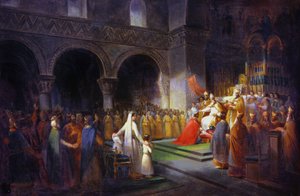 Couronnement de Pépin le Bref à l
