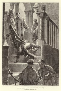 Mort de Charles le Bon, Comte de Flandre. Assassinat de Charles le Bon, Comte de Flandre, à Bruges