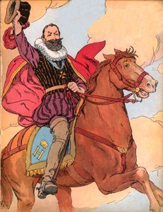 Roi Henri IV (1553-1610) - Illustration de François Édouard Zier (1856-1924) dans « Nos gloires nationales » 1920 - Francois Edouard Zier