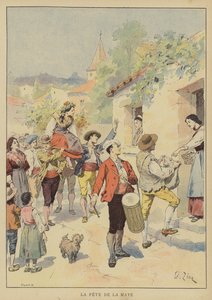 La Fête de la Maye - Francois Edouard after Zier