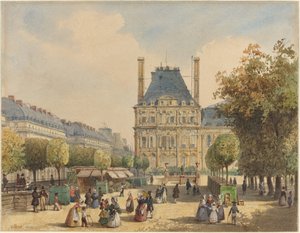 Rue de Rivoli et Pavillon Marsan