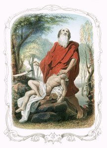 Abraham offrant Isaac - Francois Feyen Perrin