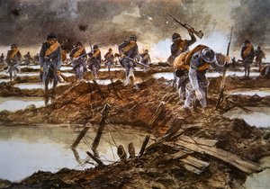 Cinq heures du matin 31.7.1917 - Francois Flameng