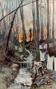 Dans le bois de Roucy Aisne, 15 avril 1917, 1926 - Francois Flameng