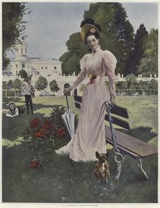 Portrait de Madame la Princesse Youssopoff - Francois Flameng