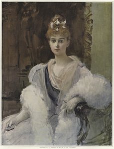 Esquisse pour un portrait de Mme de M