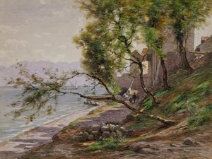 Au bord du lac Léman