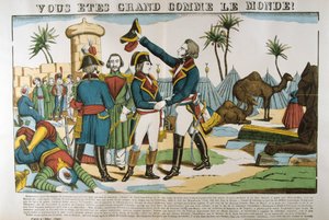 Napoléon et le général Kléber lors de l