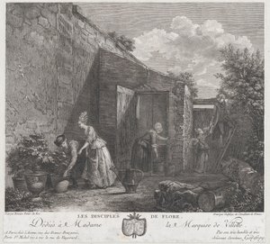 Les Disciples de Flora, 1778 - Francois Godefroy