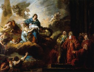 La naissance du Dauphin 22 août 1781 - Francois Guillaume Menageot