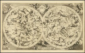 Carte céleste de 1720 - Hemel Globe. Coeli Enarrant Gloriam Dei - François Halma
