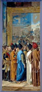 Napoléon Ier reçu au château de Finkenstein en Pologne - Francois Henri Mulard