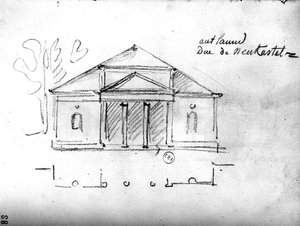 Croquis architectural de 
