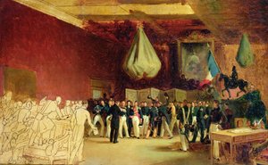 La Chambre des députés présente au duc d