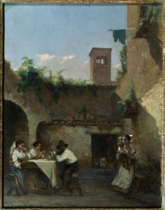 Rome, la taverne