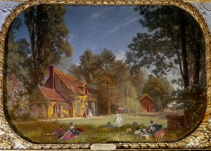 Vue du hameau de Chantilly